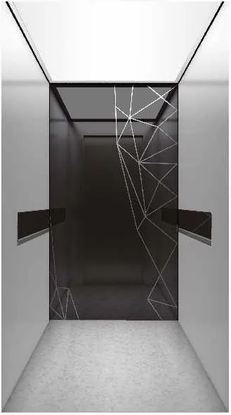 Home & villa lift cabin design reference from a supplier catalogue