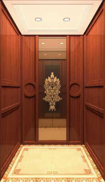 Home & villa lift cabin design reference from a supplier catalogue