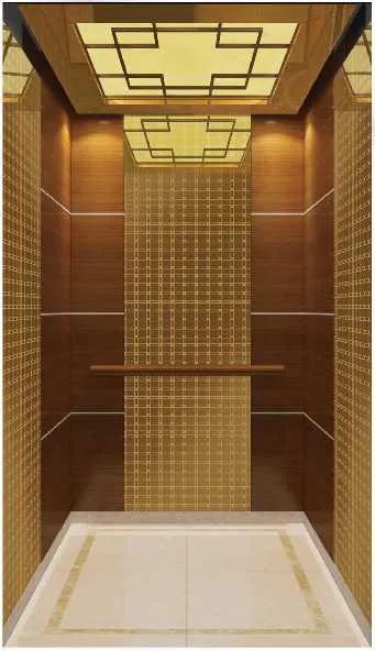 Home & villa lift cabin design reference from a supplier catalogue