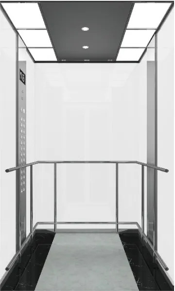 Panoramic & glass lift cabin design reference from a supplier catalogue