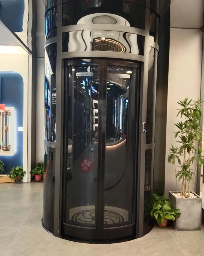 Panoramic & glass lift cabin design reference from a supplier catalogue