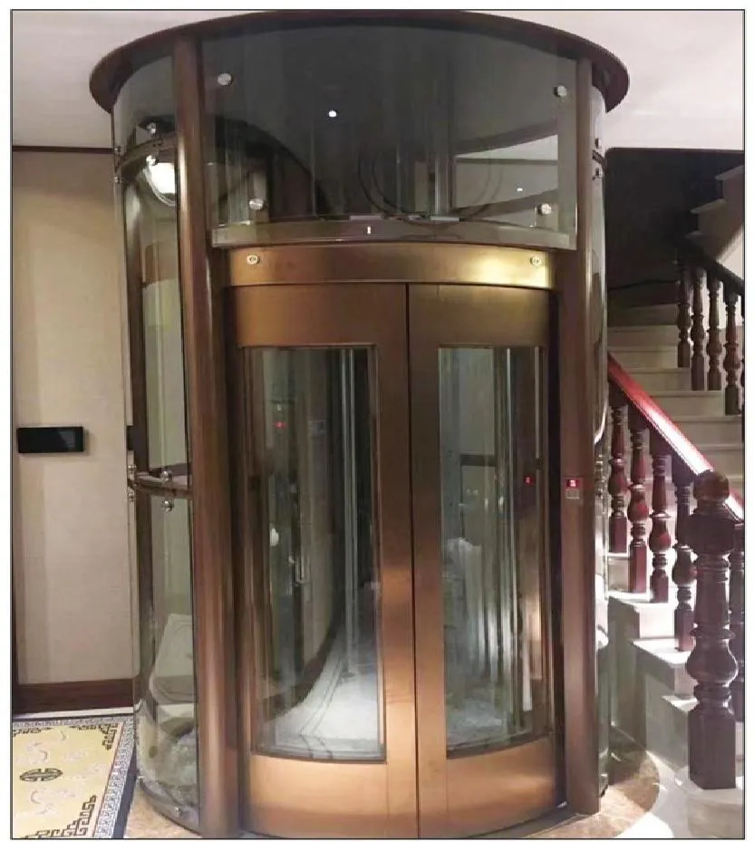 Panoramic & glass lift cabin design reference from a supplier catalogue