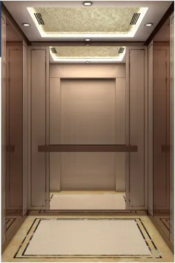 Passenger lift cabin design reference from a supplier catalogue
