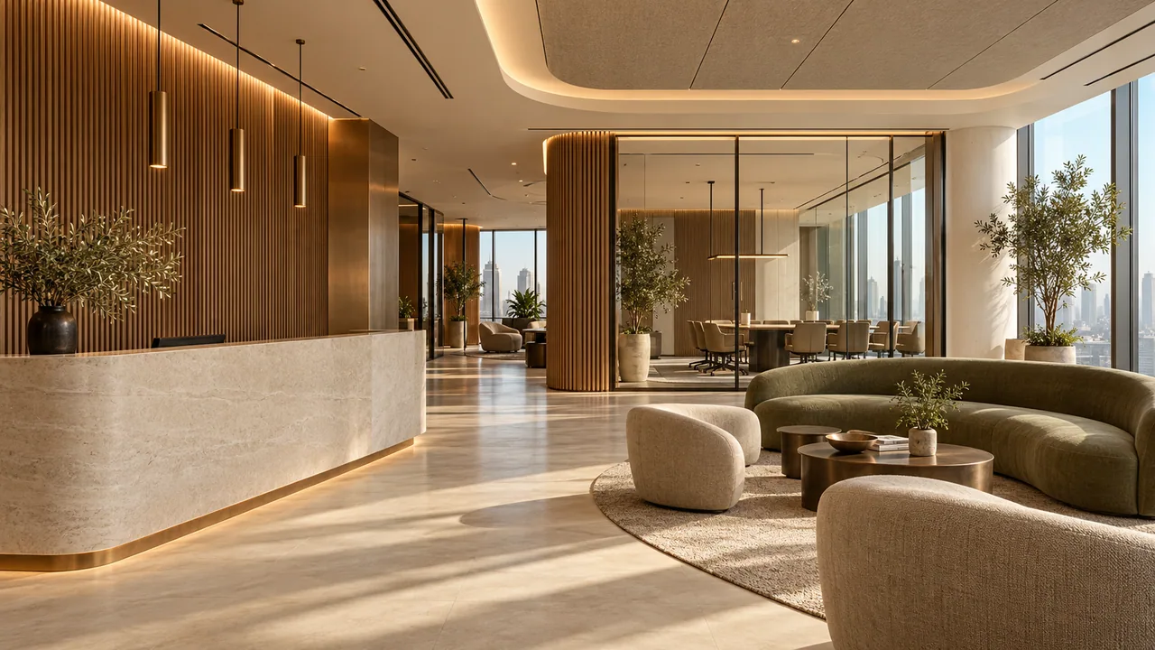 Contemporary workplace fit-out concept